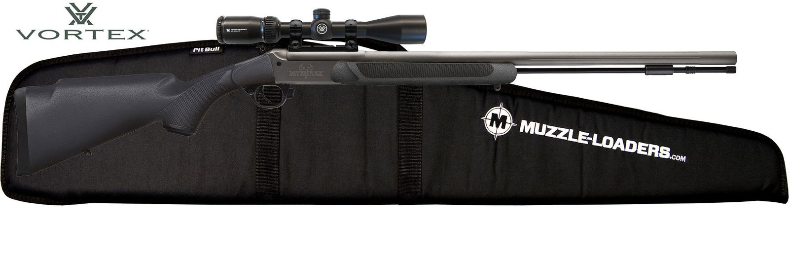 Traditions™ NitroFire VAPR Muzzleloader Vortex™ Crossfire II Scope Combo - .50 Cal Black & Cerakote™ - CR5-84110440VSC