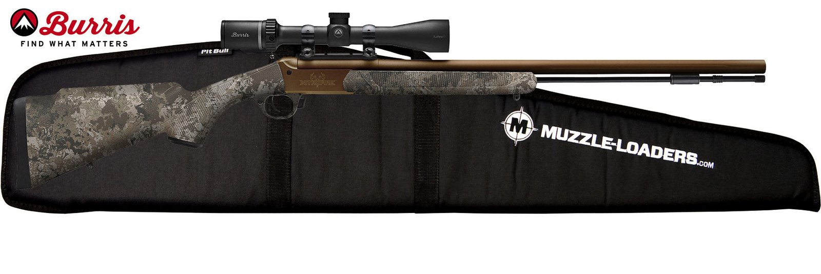 Traditions™ NitroFire VAPR Burris™ Scope Package - .50 Cal Veil™ Wideland Camo & Burnt Bronze CeraKote™ - CR5-848804425BFC