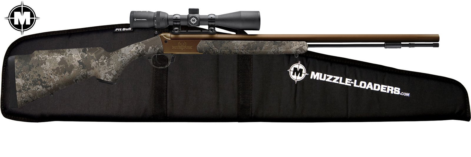 Traditions™ NitroFire VAPR Muzzleloader Scope Package - .50 Cal Veil™ Wideland Camo & Burnt Bronze CeraKote™ - CR5-848804425MZ
