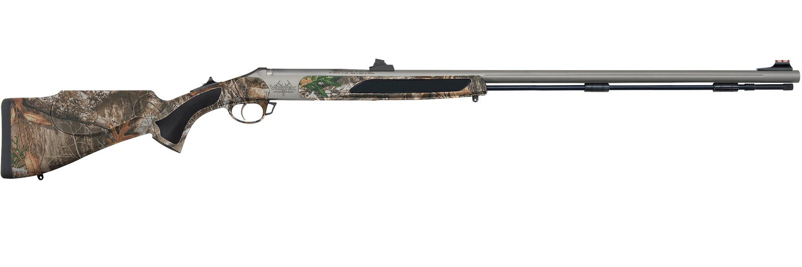 Traditions™ Vortek StrikerFire VAPR™ - .50 Cal Cerakote™ w/ Realtree Edge - Open Sights - 1:24" Twist - R561104621S