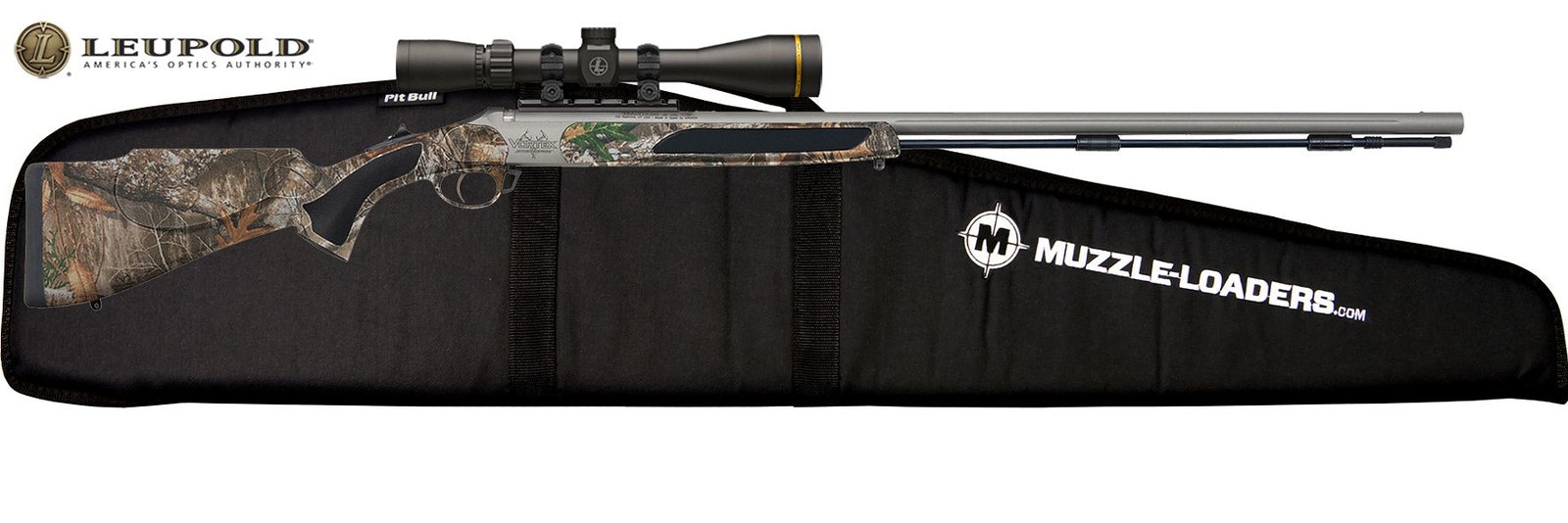 Traditions™ Vortek StrikerFire VAPR™ - .50 Cal Cerakote™ w/ Realtree Edge - Leupold™ Scope Combo - R5-561104621SNLC