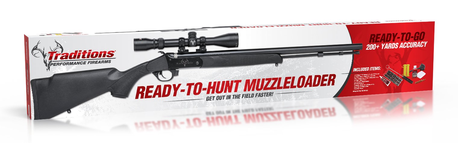BUCKSTALKER XT BLACK/BLUED REDI-PAK WITH 3-9X40 DUPLEX SCOPE