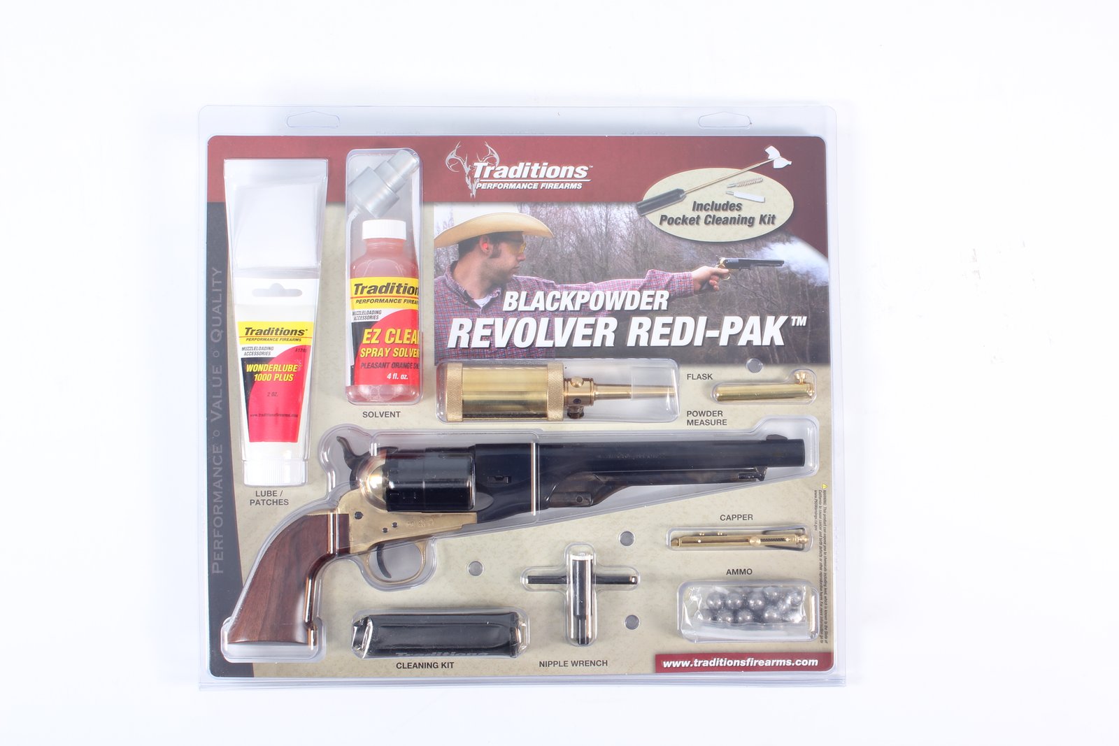 1860 ARMY BLACK POWDER REVOLVER REDI-PAK .44 CAL