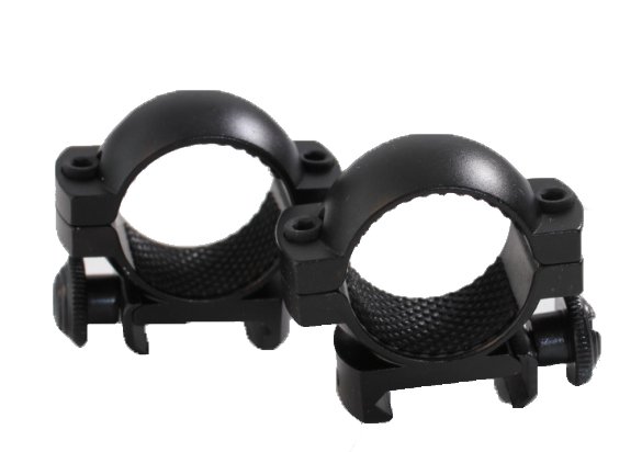 SCOPE RINGS MEDIUM 1" MATTE BLACK A791DS