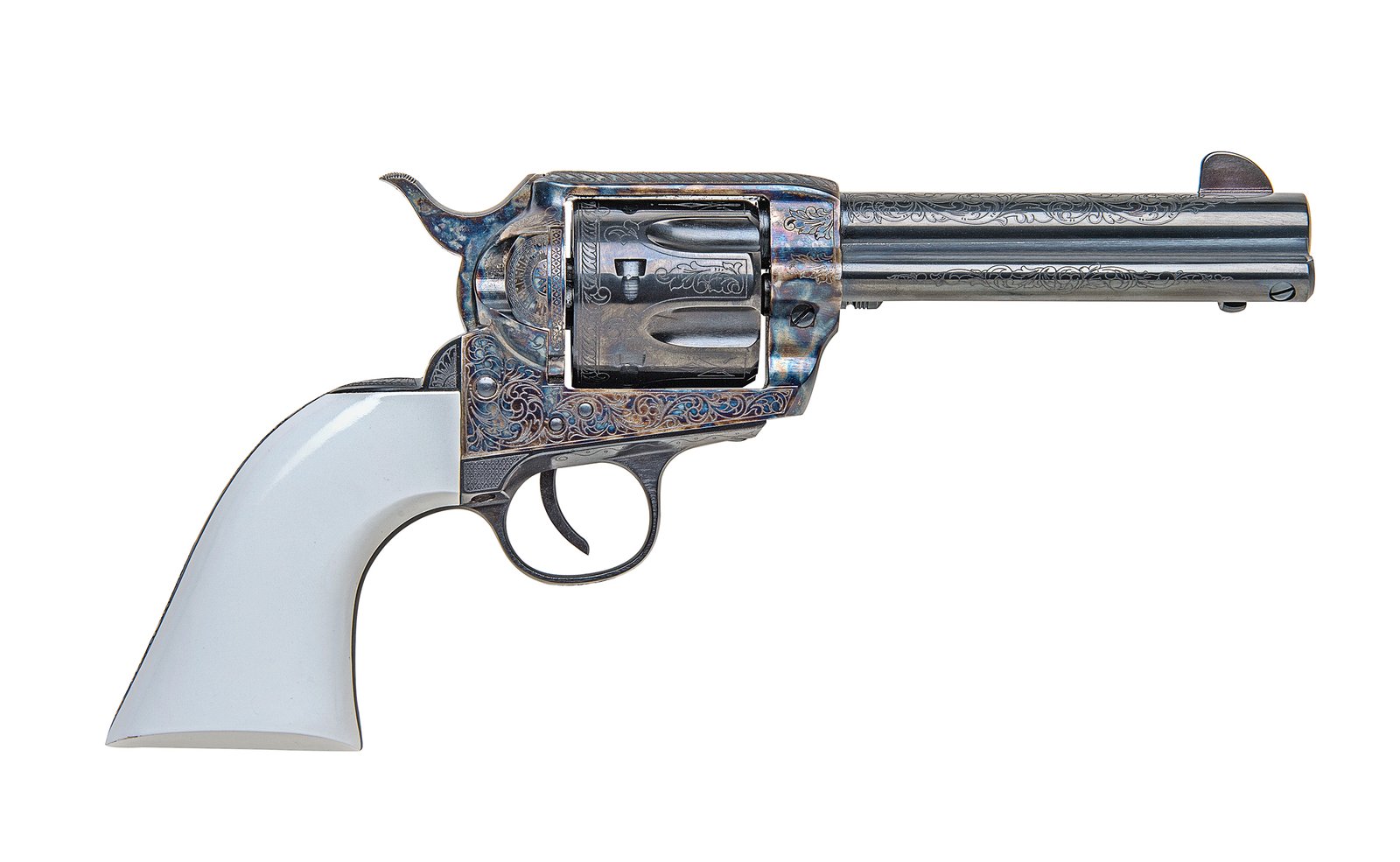 1873 SINGLE ACTION REVOLVER BILL TILGHMAN MODEL .357MAG 4.75" BARREL CCH FINISH SAT73-113BTM