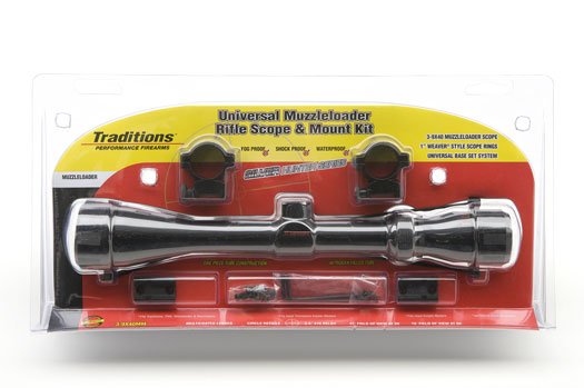 MUZZLELOADER SCOPE PACK 3-9X40 MATTE SCOPE