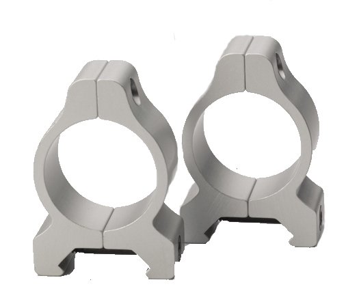 SCOPE RINGS - 1" SILVER A1366
