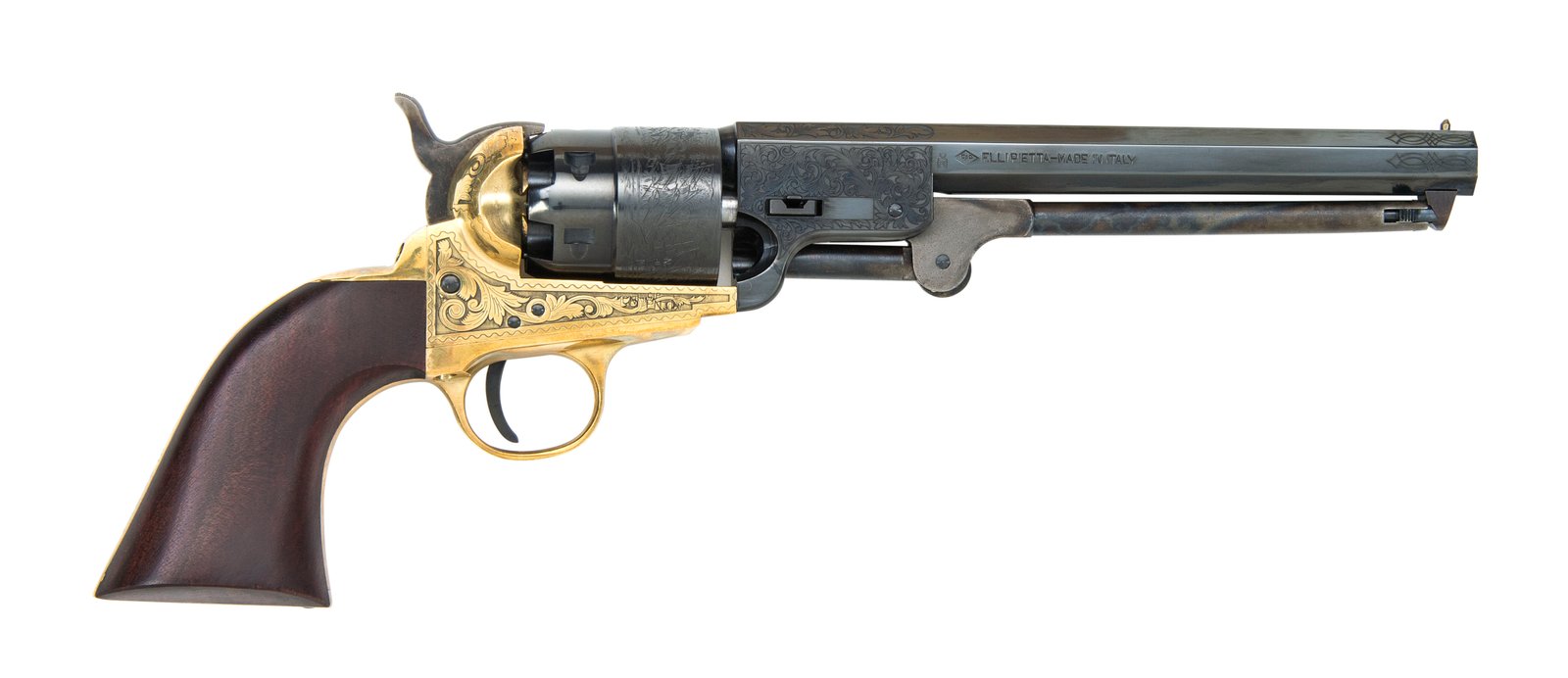 1851 NAVY ENGRAVED .44 CAL BLACK POWDER REVOLVER