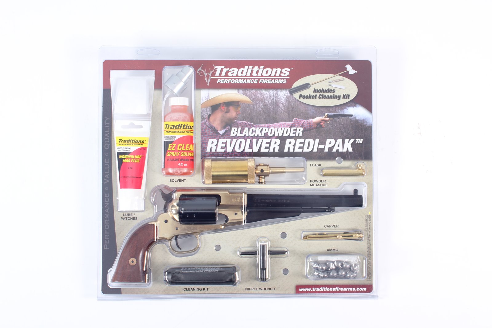 1858 ARMY BLACK POWDER REVOLVER REDI-PAK .44 CAL