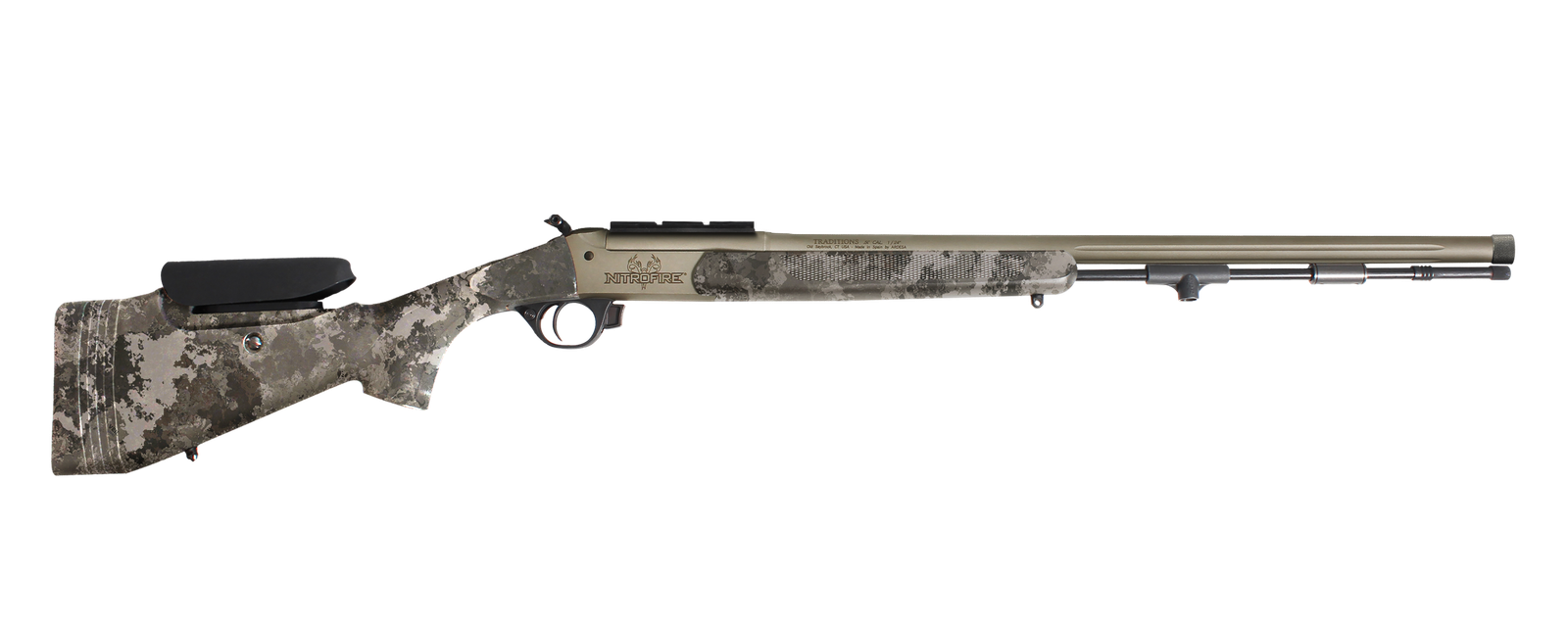 NITROFIRE® PRO SERIES .50 CAL VEIL ALPINE / TUNGSTEN PREMIUM CERAKOTE FINISH WITH BASE