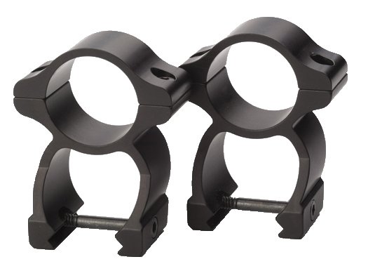DETACHABLE SEE-THRU SCOPE RINGS 1" BLUED A1367