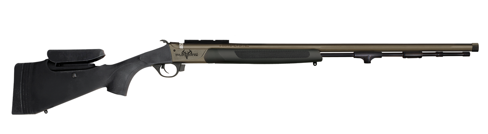 PURSUIT™ XT PRO SERIES .50 CAL BLACK / TUNGSTEN PREMIUM CERAKOTE FINISH WITH BASE