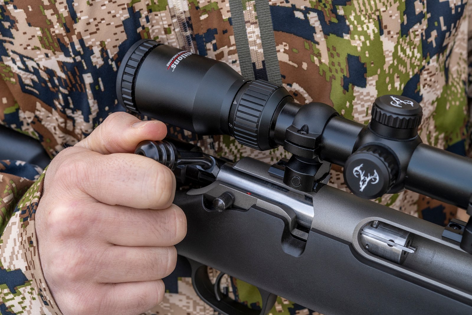 NITROBOLT® .50 CAL BLACK / TUNGSTEN PREMIUM CERAKOTE FINISH WITH BASE