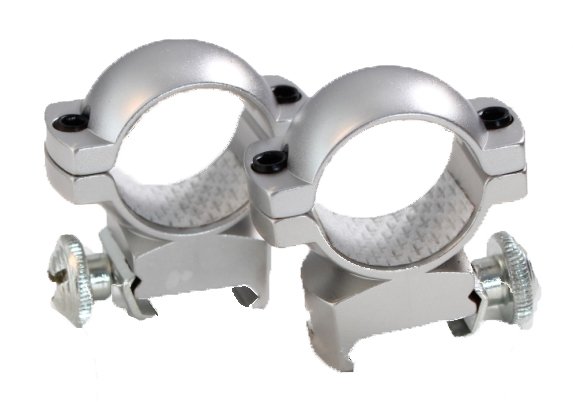 SCOPE RINGS HIGH 1" MATTE SILVER A793MA