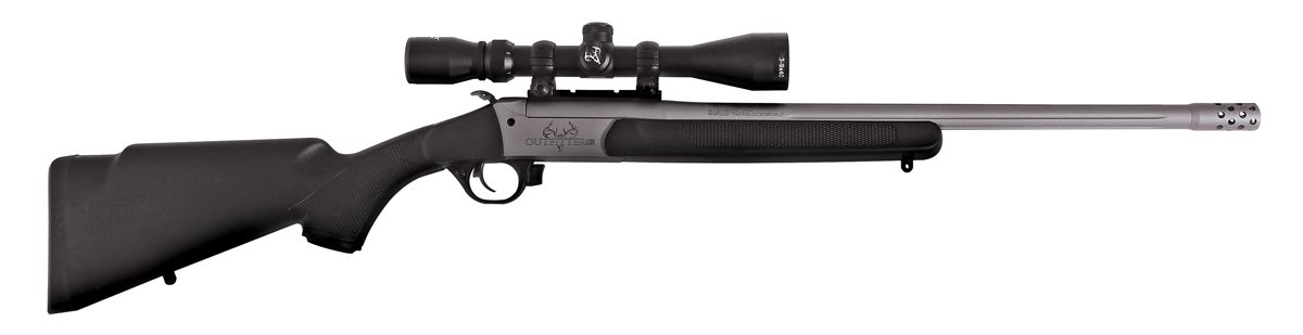 OUTFITTER G3 TAKEDOWN RIFLE 360 BUCKHAMMER BLACK/CERAKOTE WITH 3-9X40 DUPLEX SCOPE