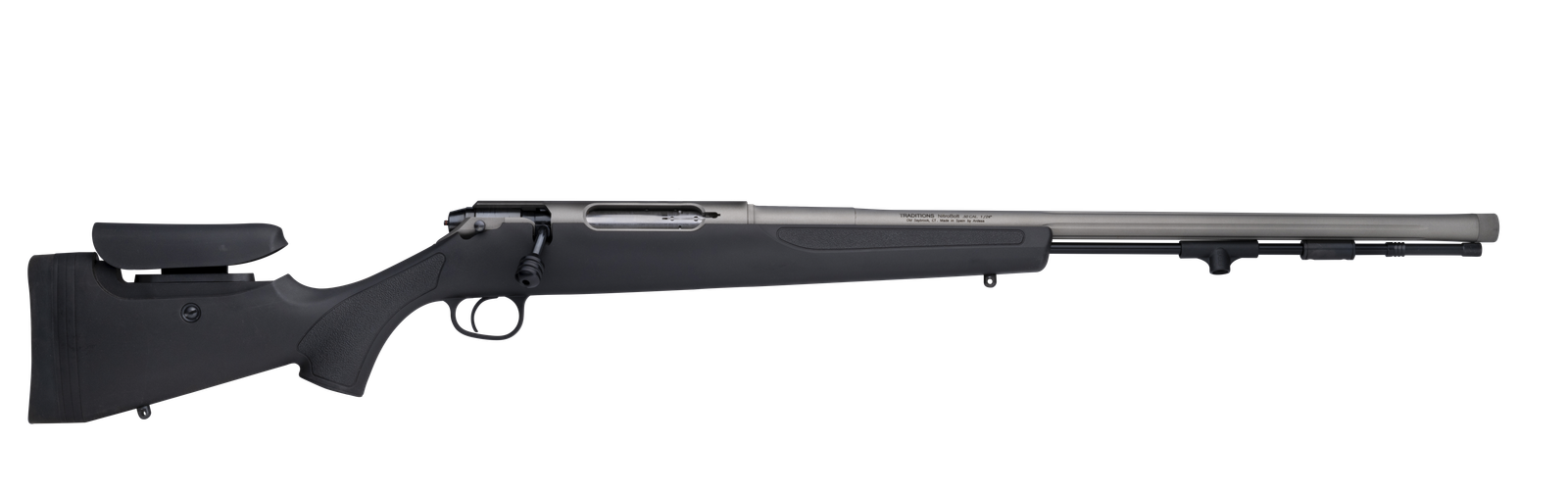 NITROBOLT® .50 CAL BLACK / TUNGSTEN PREMIUM CERAKOTE FINISH WITH BASE