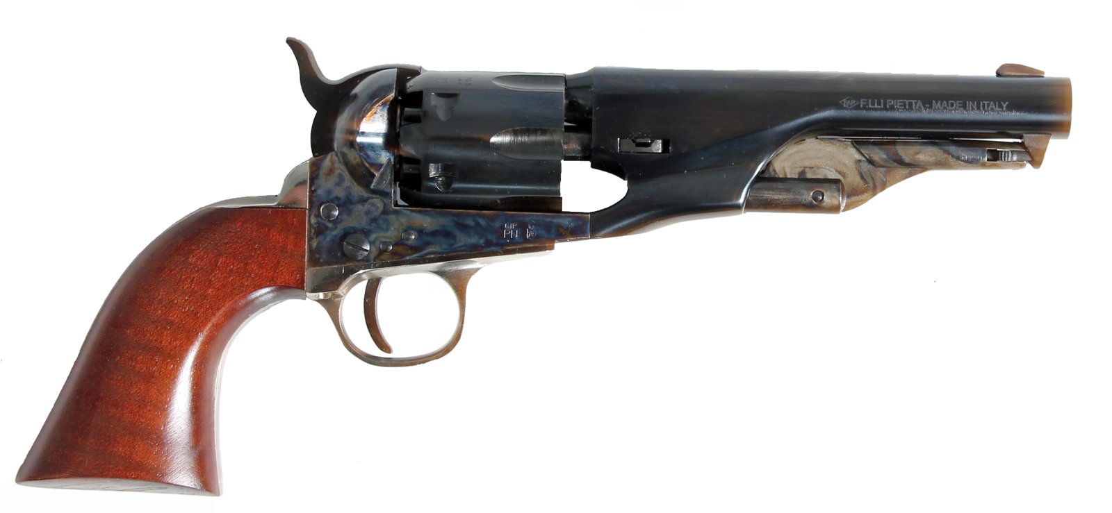 1860 NEW YORK POLICE REVOLVER .36 CAL 5.5" BARREL STEEL FRAME FR186028
